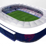 Envolvente de la cubierta del nuevo estadio Ciutat de Levante