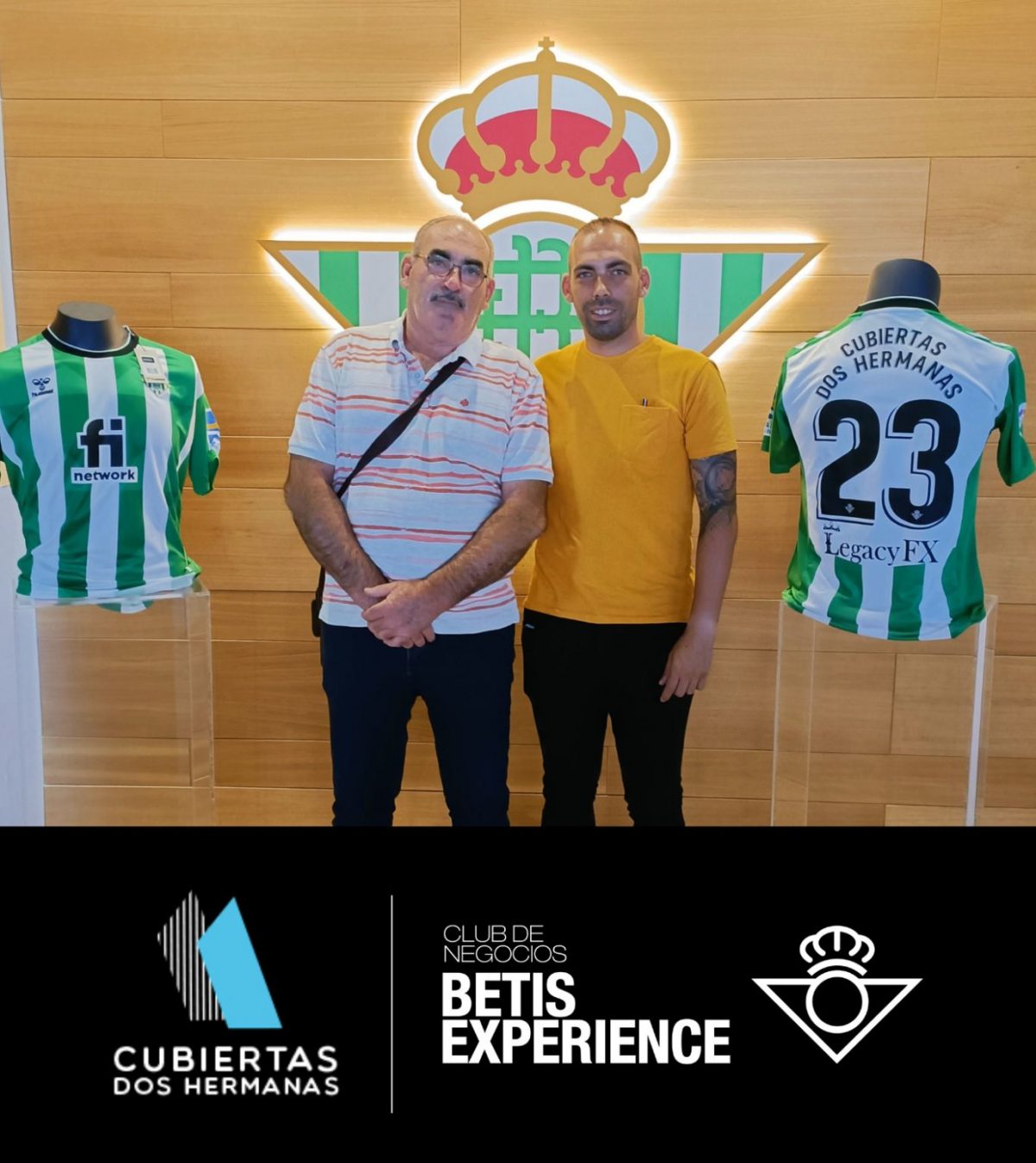 Renovamos por segundo año nuestro compromiso con el Club de Negocios Betis Experience